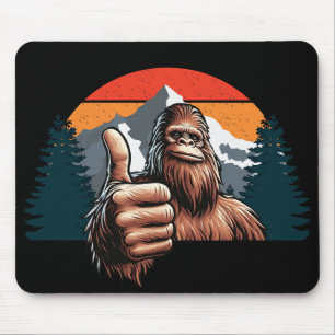 Bigfoot Thumbs Up Mouse Mat