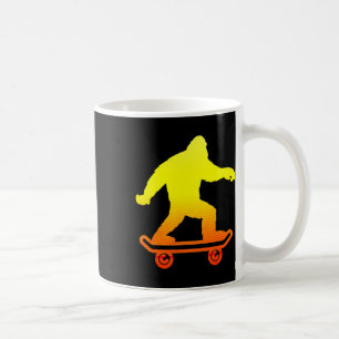Bigfoot Tie Dye Hippie Skateboarders Sasquatch Ska Coffee Mug