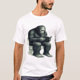 Bigfoot Toilet  T-Shirt