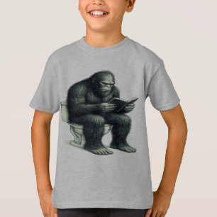 Bigfoot Toilet T-Shirt
