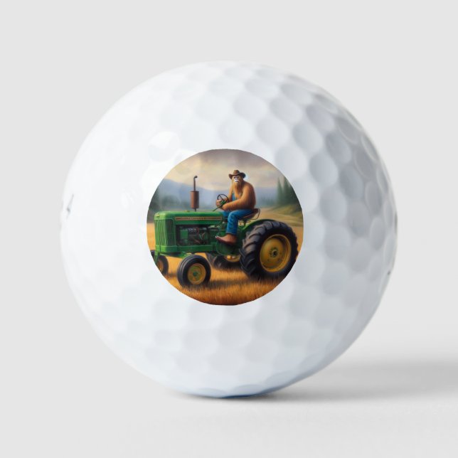 Bigfoot Tractor Golf Balls (Front)