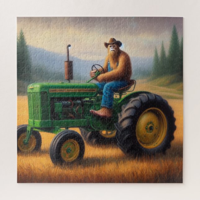 Bigfoot Tractor Jigsaw Puzzle (Vertical)