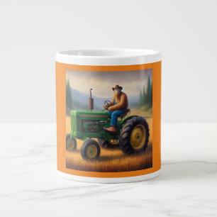 Bigfoot Tractor Large Coffee Mug