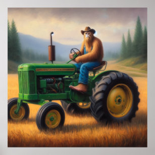 Bigfoot Tractor Poster