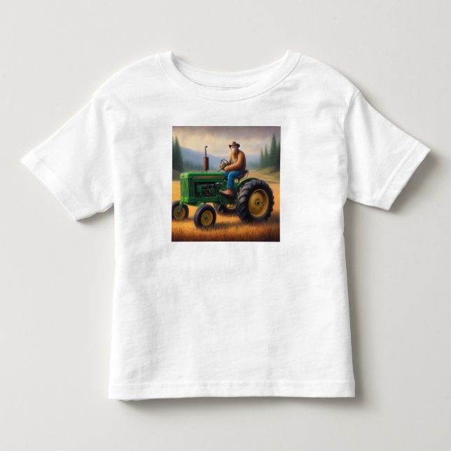 Bigfoot Tractor Toddler T-Shirt (Front)