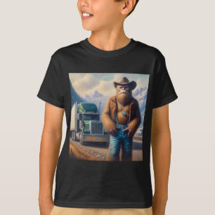 Bigfoot Truck Driver T-Shirt