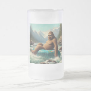 Bigfoot Tubing Frosted Glass Beer Mug