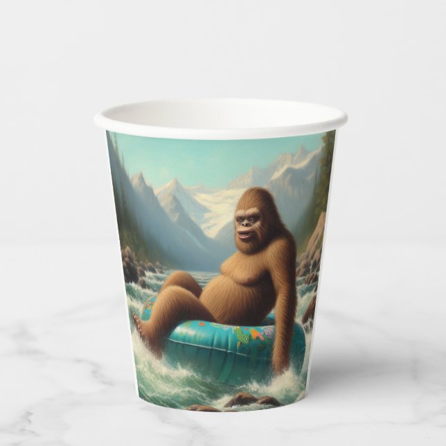 Bigfoot Tubing Paper Cups (Front)