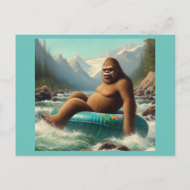 Bigfoot Tubing Postcard (Front)