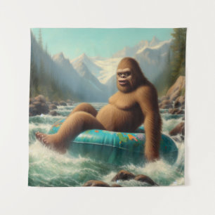 Bigfoot Tubing Tapestry