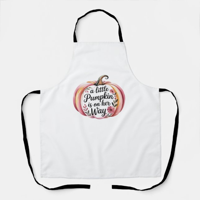 Bigfoot Turkey Pumpkin Thanksgiving Day Classic T- Apron (Front)