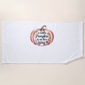 Bigfoot Turkey Pumpkin Thanksgiving Day Classic T- Beach Towel