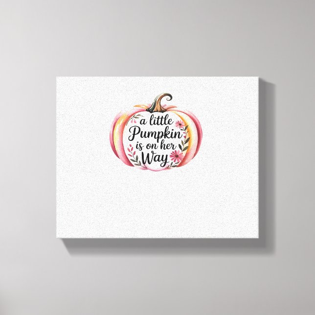 Bigfoot Turkey Pumpkin Thanksgiving Day Classic T- Canvas Print (Front)