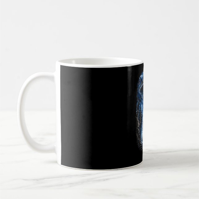 Bigfoot ufo alien abduction funny sasquatch  coffee mug (Left)