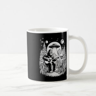Bigfoot Ufo Alien Around Campfire Nature Hiking Sa Coffee Mug