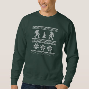 Bigfoot Ugly Christmas Sweatshirt
