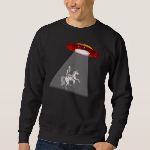 Bigfoot Unicorn UFO Abduction Sweatshirt