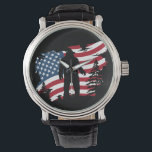 Bigfoot USA Quality Metal Men's Watch<br><div class="desc">Introducing our patriotic Bigfoot watch, featuring the legendary creature and the American flight. This watch comes in a variety of colours, making it a stylish way to carry a symbol of your patriotism with you wherever you go. Whether you're a collector of Bigfoot memorabilia or simply looking for a unique...</div>