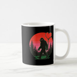 Bigfoot valentine funny sasquatch love heart coffee mug