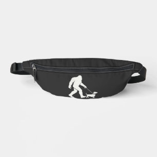 Bigfoot Walking Dachshund Funny Wiener Dog Dad  Bum Bags