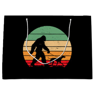 Bigfoot Walking German Shorthaired Pointer Dog Vin Large Gift Bag