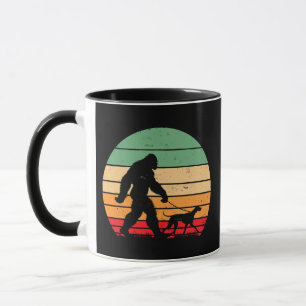 Bigfoot Walking German Shorthaired Pointer Dog Vin Mug