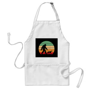 Bigfoot Walking German Shorthaired Pointer Dog Vin Standard Apron