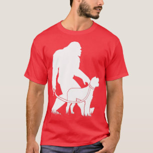 Bigfoot Walking Wirehaired Pointing Griffon Dog Sw T-Shirt