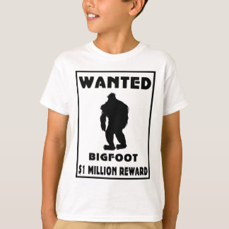Bigfoot Wanted Poster T-Shirt