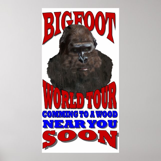 Bigfoot World Tour Poster (Front)