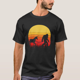 Bigfoot Yeti Unicorn Cryptozoology Sasquatch T-Shirt