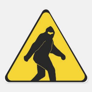 Bigfoot Zone Triangle Sticker
