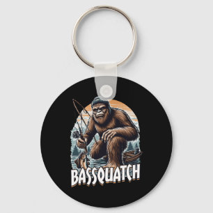 Bigfoots Funny Fishing Gifts For Men Bquatch B Boy Key Ring