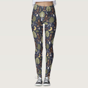 Bigfoot's Midnight Forest Adventure Leggings