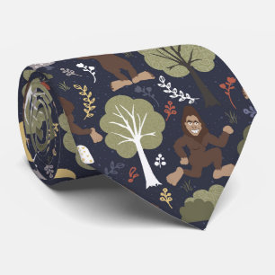 Bigfoot's Midnight Forest Adventure Tie