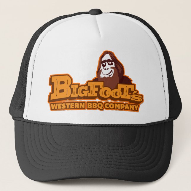 Bigfoot's Western BBQ Co. Trucker Hat (Front)