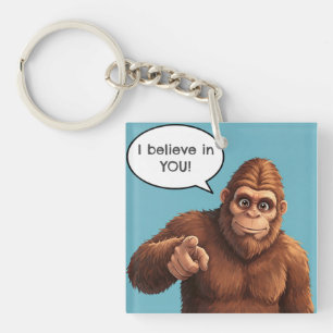 Bigfoot's Words of Wisdom Key Ring
