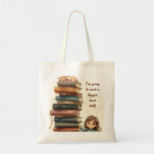 Bigger Bookshelf Tote Bag