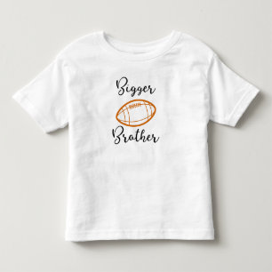 Bigger Brother ~ Brother Designs Football Toddler T-Shirt