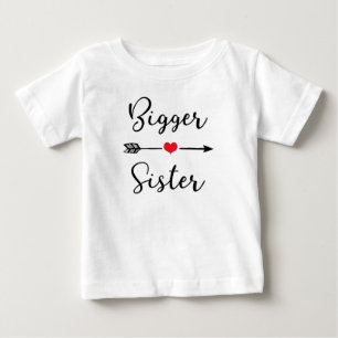 Bigger Sister ~ Sister Designs Baby T-Shirt