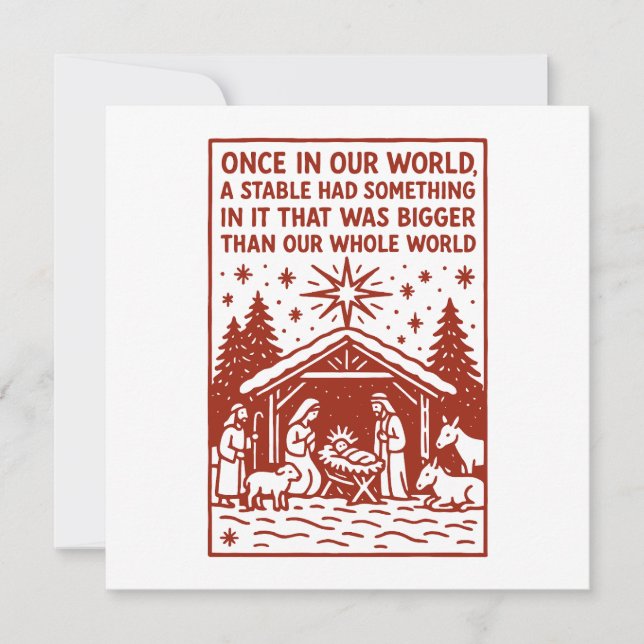 Bigger than our whole world 1 card (Front)