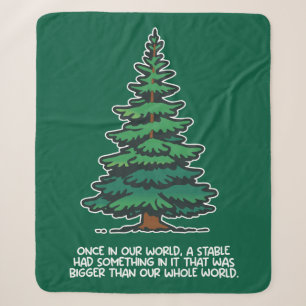 Bigger than our whole world 2 sherpa blanket