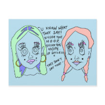 Bigger the Hoop | Postcard Print | #overheard