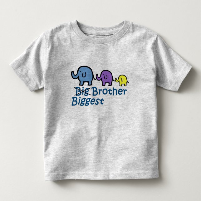 Biggest Brother Toddler T-Shirt (Front)