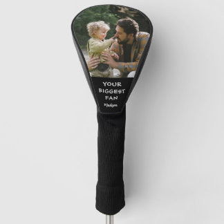 Biggest Fan Custom Photo Father's Day Gift Golf Head Cover