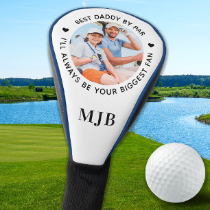 Biggest Fan - DADDY - Personalized Photo Monogram  Golf Head Cover