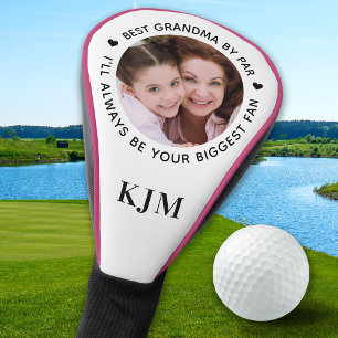 Biggest Fan - GRANDMA Personalised Photo Monogram Golf Head Cover