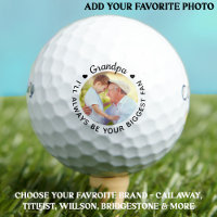 Biggest Fan - GRANDPA - Golfer Personalised Photo