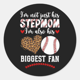 Biggest Fan Sell Stepmom Of A Sell Player Stepmoth Classic Round Sticker