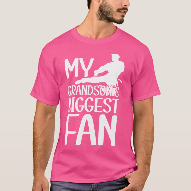 Biggest Fan Taekwondo Grandma Taekwondo Grandmothe T-Shirt (Front)